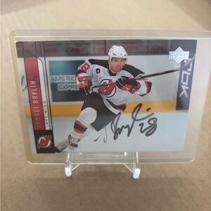 NHL Sergei Brylin Hockey Card‎ - Autographed